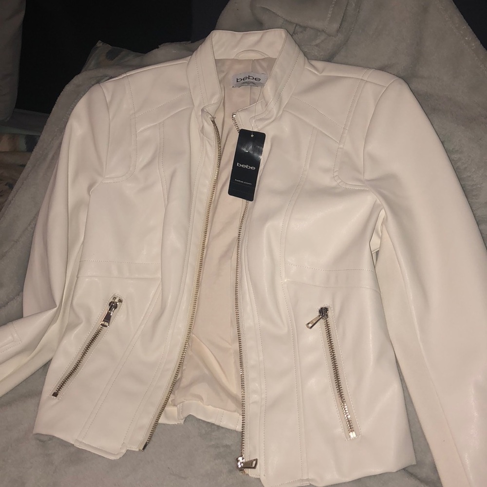 NWT Bebe -  Small Leather-like Jacket